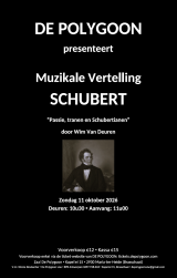 AFFICHE - Muzikale Vertelling SCHUBERT - 2026 10 11